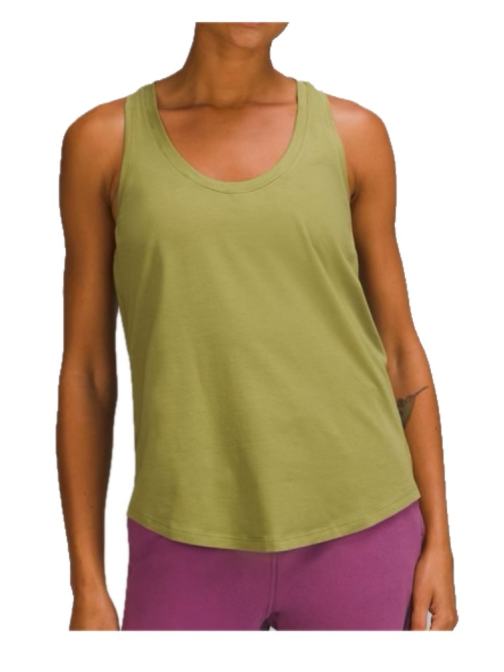 Lululemon Love Tank Top Bronze Green size 6